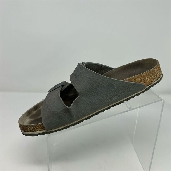 Birkenstock Arizona Sandals Gray Unisex EU42 Women's 11 Men's 9 Casual Summer - Picture 3 of 11